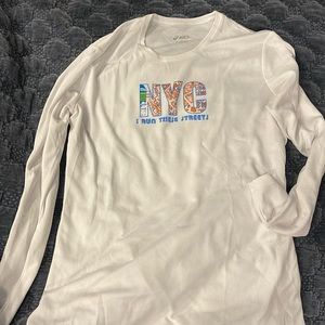 ASICS long sleeve NYC tech running shirt